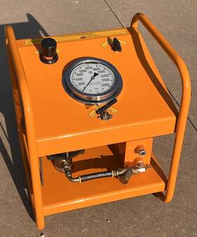 Htp-100 Hydraulics Technology Inc. Hti Hydraulic Air High Pressure Stud / Bolt Tensioner Pump Unit