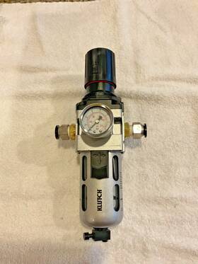 159334-s Klutch Air Compressor Filter-regulator Combo 1/2 Inch Npt 106 Cfm