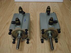 Cdas80x75-r Koganei Lot Of 2 Air Cylinder Jig With Screws