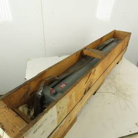 H84b Miller Fluid Power 5 Inch Bore 38 Stroke 2 Rod Hydraulic Cylinder Nos