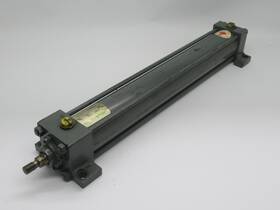 J72b2b Miller Hydraulic Cylinder 2 Inch Bore 14 Stroke 5/8 Rod Cos Dmg Used
