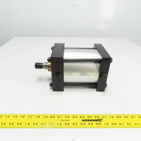 93117513 Msc Double Acting Pneumatic Cylinder 250psi Max 6 Inch Bore 4 Stroke
