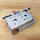 Mxs12-20b Smc Cylinder Air Slide Table Cross Roller Guide Bore Used