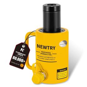 Newtry 287859721257 20 Ton Hydraulic Hollow Jack Cylinder 2 Stroke Porta Power Ram Industrial L