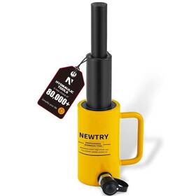 Newtry 353857843197 20 Ton Hydraulic Ram Jack Multi-section Stroke 8 Inch /200mm Long Type Portable Hy