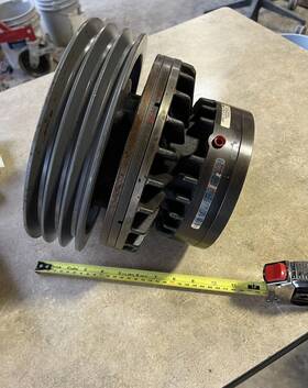 A12400 Nexen Air Clutch 1 7/8 Inch Bore Pneumatic 11 1/4 Pulley