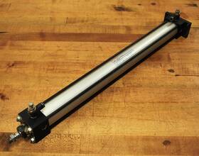 A0477a1 Norgren Pneumatic Cylinder 1-1/2 Inch Bore 17-1/2 Stroke - Used