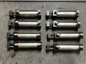 Nb04a-e02-aacm0 Norgren Lot Of 8 Imi Pneumatic Cylinder 1.12x4.000 Used