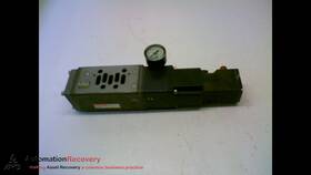 156972 Numatics 92242u Pneumatic Valve With Regulator Gauge #156972