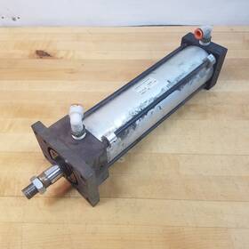 F1ap-11a1e-caa2 Numatics Pneumatic Cylinder 3-1/4 Inch Bore 11 Stroke - Used