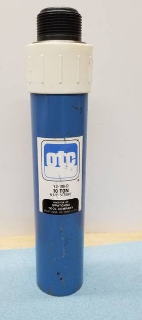 Ys-106-d Otc Spring Return Single Acting Cylinder Ram 10 Ton 6 1/8 Inch Stroke