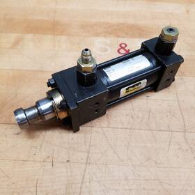 Lt255 Parker 01.50 2.000 Fp3l Hydraulic Cylinder 1-1/2 Inch Bore 2 Stroke - Used