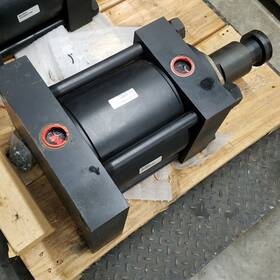 1h000112788 Parker Hydraulic Cylinder 210 Bar 8 Inch Bore 5 Stroke - Used