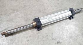 Parker 1p4ma0002912 Pneumatic Air Cylinder 4ma 10 Inch Stroke / 1 Shaft 250 Psi