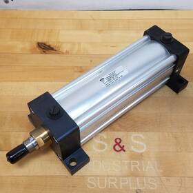3.25c4mau14ac08.00 Parker Pneumatic Cylinder 3.25 Inch Bore 8 Stroke 250 Psi