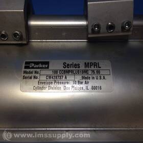 Ccbmprlus13mc Parker 100 Series Mprl 75.00 Pneumatic Cylinder Usip