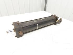 D2as13 Parker Pneumatic Air Cylinder 4 Inch Bore 17 Stroke 250psi With Cylindicator