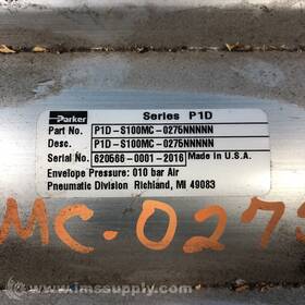 P1d-s100mc-0275nnnnn Parker Pneumatic Air Cylinder Usip