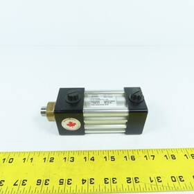 Tef4ma3u19a Parker 4ma Double Acting Air Cylinder 1.5 Inch Bore 1 Stroke 5/8 Rod 3/8 Npt