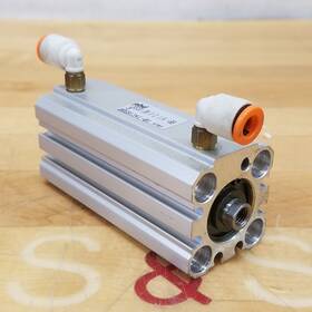 4-bb-m Phd Crs3u 1/4-bb-m 20 X 2 Pneumatic Cylinder 20mm Bore 2-1/4 Inch Stroke - Used 4-bb-m Phd Crs3u 1/4-bb-m 20 X 2 Pneumatic Cylinder 20mm Bore 2-1/4 Inch Stroke - Used