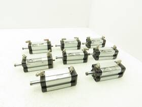 0734022602b Pneumax Pneumatic Air Cylinder 32mm Bore 25mm Stroke Lot Of 8
