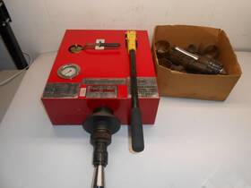Brute-1 Red Head Brass Brute 1 Portable Hose Expander Needs Repair Read Description