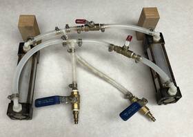 Fwa101321 Schrader Bellows 2 Econo-ram Model Pneumatic Cylinders