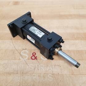 Pmb102132s Schrader Bellows 2.500 Double End Hydraulic Cylinder 2 Inch Bore - Used