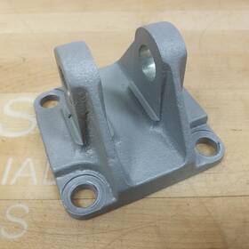 Ca2-d10 Smc Double Clevis Cast Stainless Steel For 100mm Bore Cylinder - Used