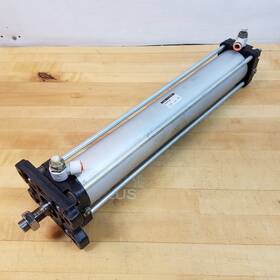 Cda1fn63-400 Smc Pneumatic Cylinder Cda Series 63mm Bore 400mm Stroke - Used