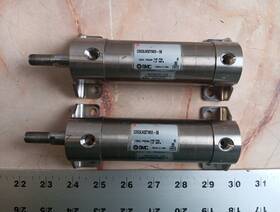 Cdg5ln32tnsr-50 Smc Pneumatic Cylinder 145 Psi 1.0mpa - Lot Of 2 Cdg5ln32tnsr-50 Smc Pneumatic Cylinder 145 Psi 1.0mpa - Lot Of 2