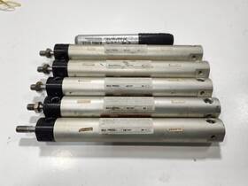 Cdgbn20-125 Smc Cdgbn20-100 Lot Of 5 Pneumatic Air Cylinder