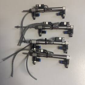 Cdj2b10-60 Smc Air Cylinders - Lot Of 4