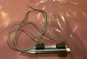 Cdj2b16-60-a73 Smc With D-f7nv Pneumatic Cylinder And 2 Sensors Free Shipping