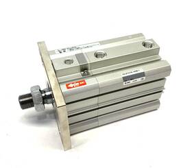 Cdlqf63tn-40dm-f Smc Compact Cylinder With Lock Flange Mount