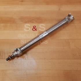 Cdm2e25-220a Smc Pneumatic Cylinder With Clevis Mount 25mm Bore 220mm Stroke