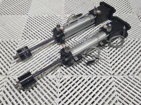 Smc Cdnawfn40-150-d 40mm Bore Lock Cylinder With Sensors Used Lot/2