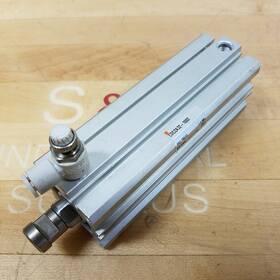 Cdq2a32-100d Smc Pneumatic Cylinder 32mm Bore 100mm Stroke 1.0 Mpa - Used