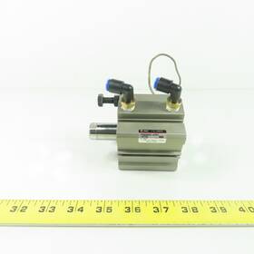 Cdq2a50-25dc-a73z Smc Double Acting Pneumatic Cylinder 25mm Stroke 50mm Bore