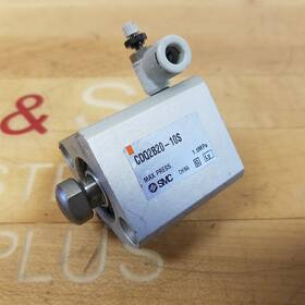 Cdq2b20-10s Smc Pneumatic Cylinder Single Acting 20mm Bore 10mm Stroke - Used