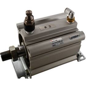 Cdq2lc80-75dmz Smc Compact Cylinder 80mm Bore 75mm Stroke