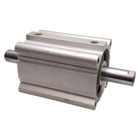 Cdq2wa100-100dz Smc Compact Double Rod Cylinder 100mm Bore Stroke Rc3/8