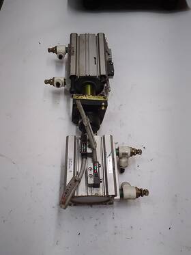 Cdo2kb63-50dm-p50wl Smc Cdqma40tn-25 Compact Pneumatic Cylinder With Attached Auto Switches