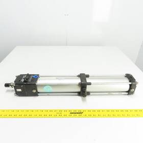 Clatn80-500-e Smc Double Acting Pneumatic Cylinder 80mm Bore 500mm Stroke 145psi