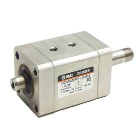 Cq2wa20rd-g2854-635 Smc Compact Double Rod Cylinder Stroke 6.35mm 0.25 Inch