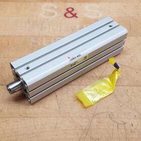 Cqsb25-90dc Smc Pneumatic Cylinder 90mm Stroke 25mm Bore 1.0mpa Max - Used