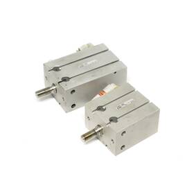 Cu32-25d Smc Cu32-50d 25mm And 50mm Compact Air Cylinders 32mm Bore Pneumatic