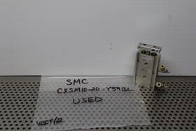 Cxsm10-20-y59bl Smc Guided Cylinder Used With Warranty See All Pictures