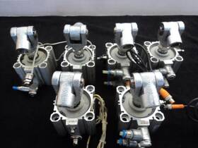 Ecdq2b63-20dm Smc Lot Of 6 Pneumatic Cylinders T20792
