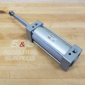 Mdbb63-130 Smc Pneumatic Cylinder 63mm Bore 130mm Stroke 1.0 Mpa - Used